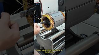 Automatyczna maszyna do wiązania stojana | Sprzęt do wiązania uzwojenia cewki silnika #machine